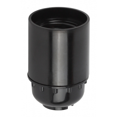 Патрон Эра Е27 бакелит, черный Б0044085