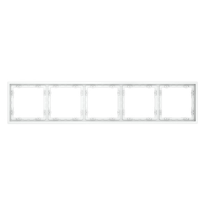 Рамка на 5 постов Voltum S70 VLS100502 (белый матовый)