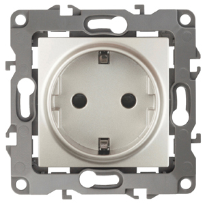 Розетка 2P+E Schuko Эра 12-2001-15 Б0019310