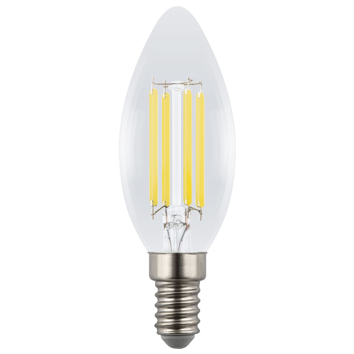 Лампа светодиодная филаментная Uniel LED-C35-4W/4000K/E14/CL GLY01TR UL-00011937