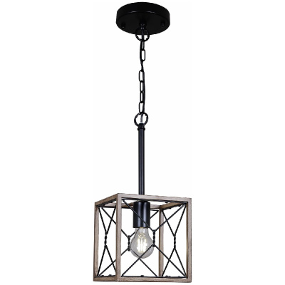 Подвесной светильник Illumico IL1008-1P-05 BK WOOD