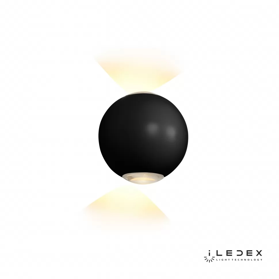 Настенный светильник iLedex Rainbow ZD8168-6W RGB BK