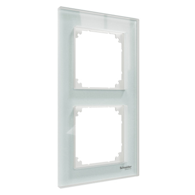 Рамка стеклянная на 2 поста Schneider Electric MTN4020-3220