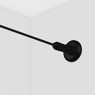 Светодиодная лента-трос Arlight STINGRAY-R2-IC-A120 24V BLACK Day4000 (9.6 W/m, IP20, 10m) (Сталь+Алюминий) 053573