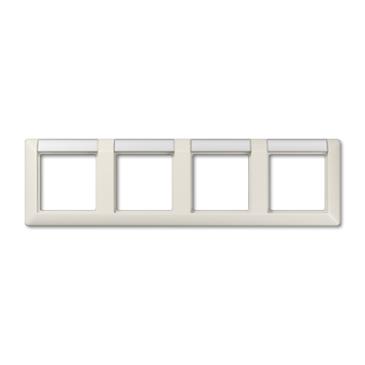 Рамка четырехместная с полем для надписи Jung AS5840NA