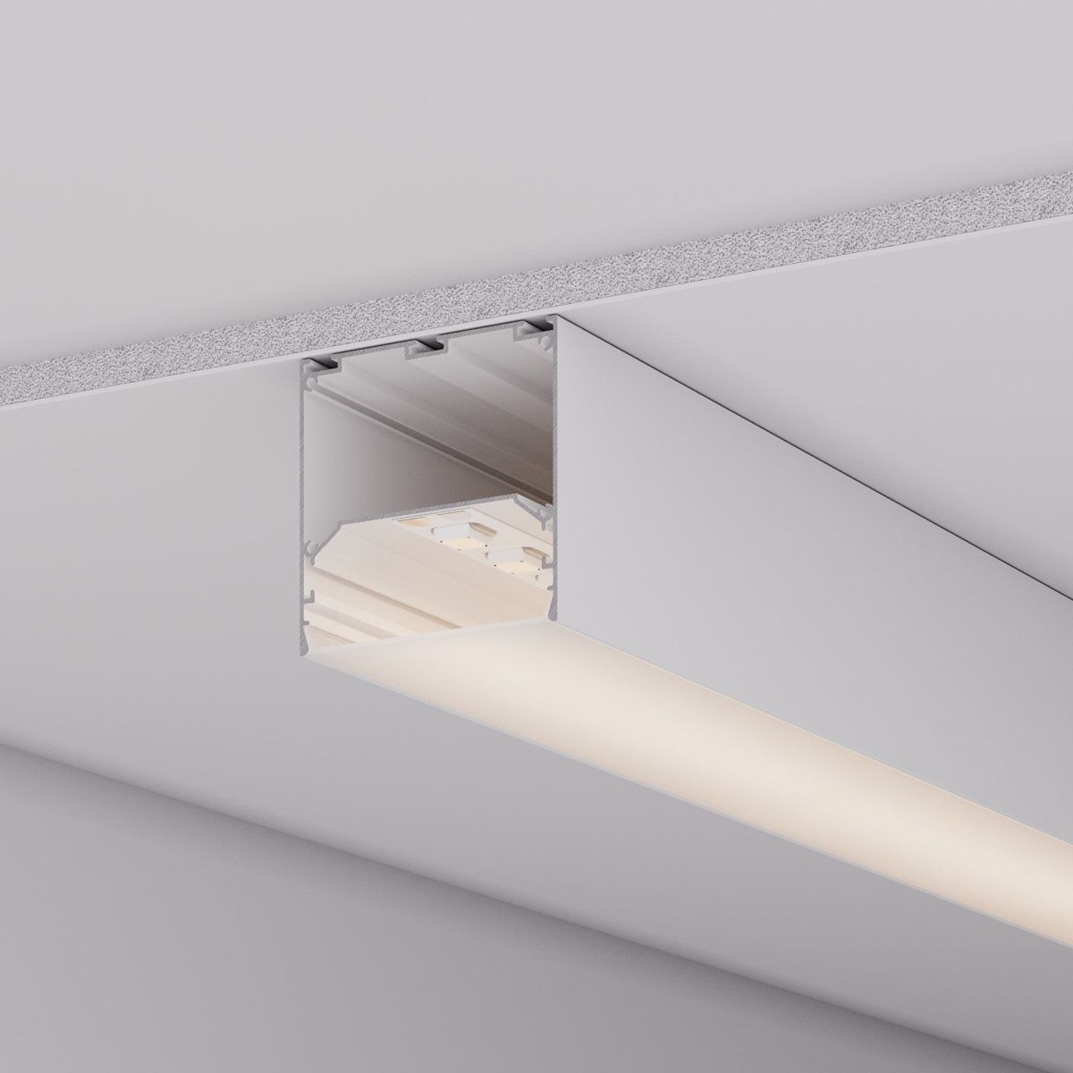 Профиль Arlight LINE-M-7575-2500 WHITE 058158