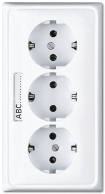 Розетка с заземлением Jung CD523NAWW