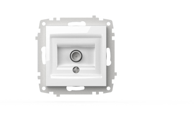 Розетка для TV с экраном (проходная) ELBI Zena Vega 609-015600-272