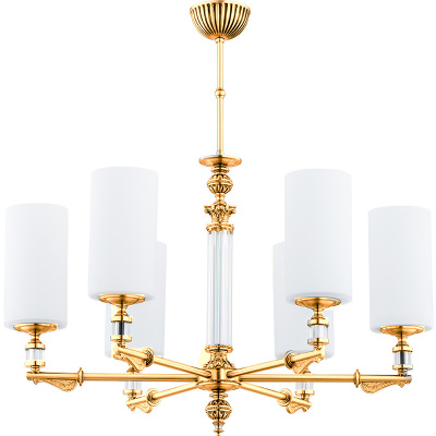 Люстра на штанге Kutek MERANO-SZKLANY KLOSZ MER-ZW-6(Z)