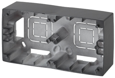 Коробка для накладного монтажа на 2 поста Эра 12-6102-05 Б0043174