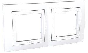 Рамка 2-постовая Schneider Electric Unica Class MGU68.004.7Z1