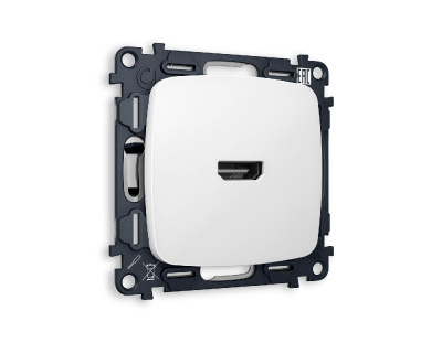 Комплект механизма розетки HDMI 2.0 40V/500MO 2.0GHz 5-18Gbit/s Ambrella Volt Omega MO134010