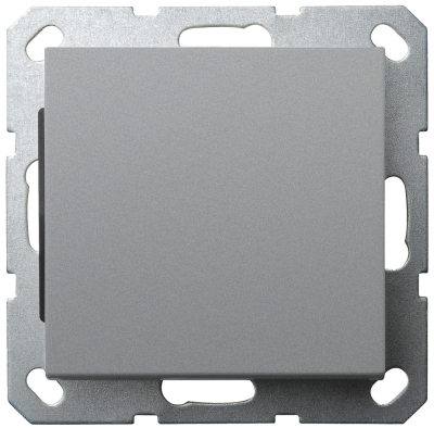 Звонковый механизм Jasmart в комплекте с накладкой 10A 250V цвет алюминий G3010S