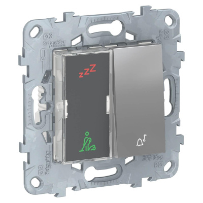 Дисплей гостиничного номера и кнопочный звонок Schneider Electric Unica New NU577730