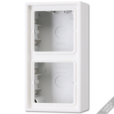 Коробка двухместная Jung LS582ASW