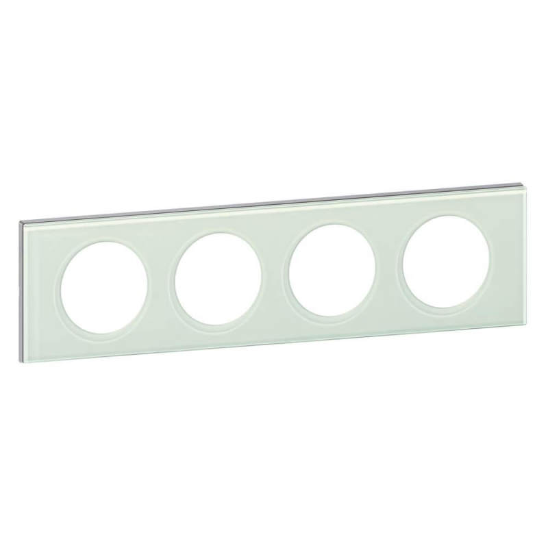 Рамка 4-постовая Legrand Celiane смальта белая глина 069314