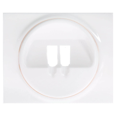 Лицевая панель Legrand Galea Life розетки акустических систем белая 771000