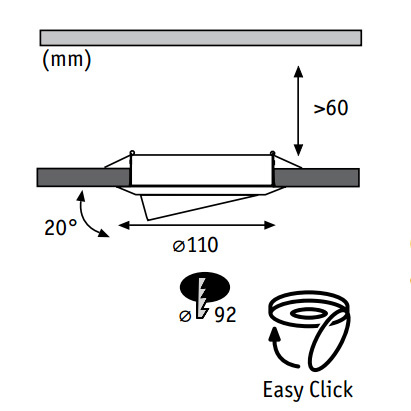 Встраиваемый светильник Paulmann Quality Line Halogen 98983