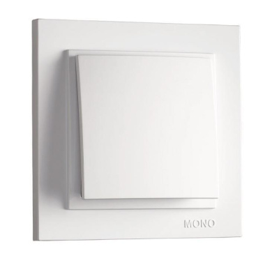 Выключатель одноклавишный Mono Electric Despina 10А 250В жемчуг 102-252525-100