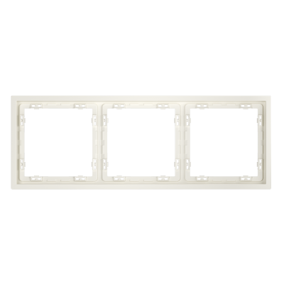 Рамка пластиковая Voltum S70 на 3 пост, (хлопок) VLS100313