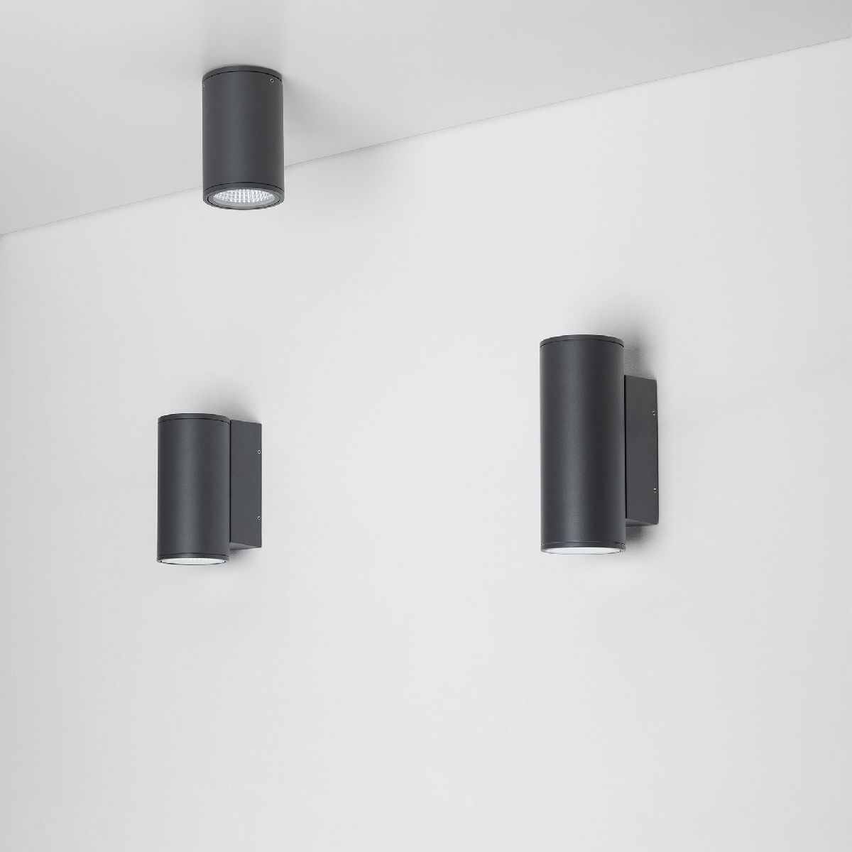 Уличный настенный светильник Arlight LGD-FORMA-WALL-TWIN-R90-2x12W Warm2700 052703