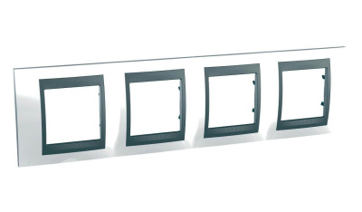 Рамка 4-постовая Schneider Electric Unica Top MGU66.008.292