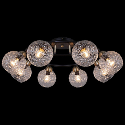 Люстра на штанге Illumico IL0296-8CSQ-79 BK AB