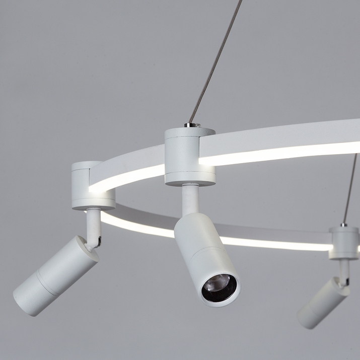 Подвесная люстра Arte Lamp Ring A2186SP-1WH