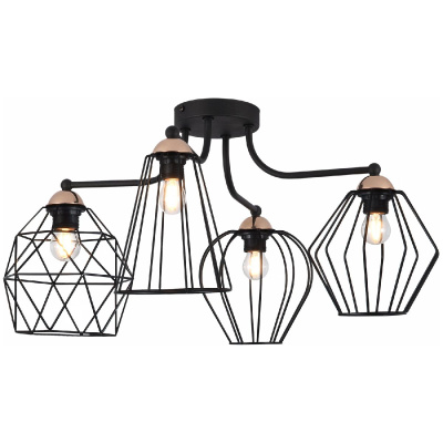 Потолочная люстра Illumico IL2001-4C-05 BK ROSE GD