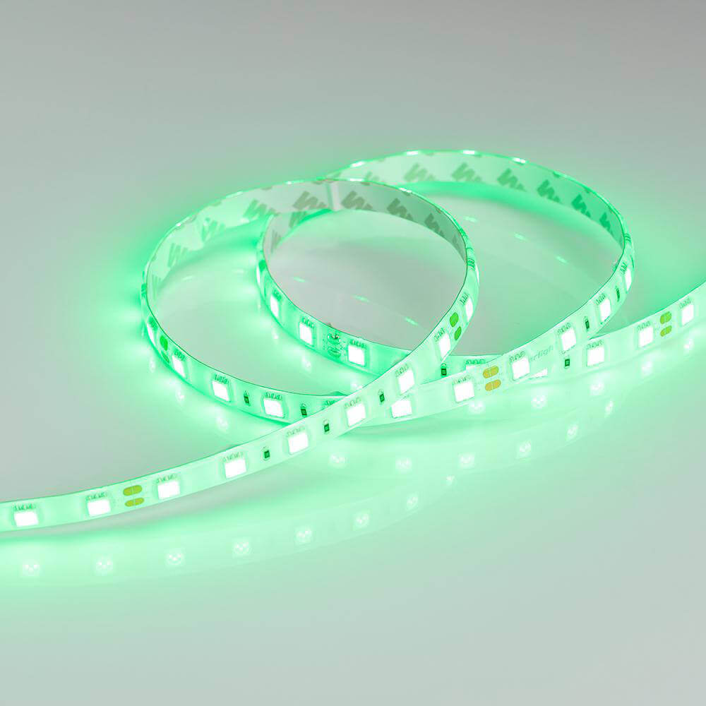 Светодиодная лента Arlight RTW 2-5000SE 24V Green 2x (5060, 300 LED, LUX) 016505