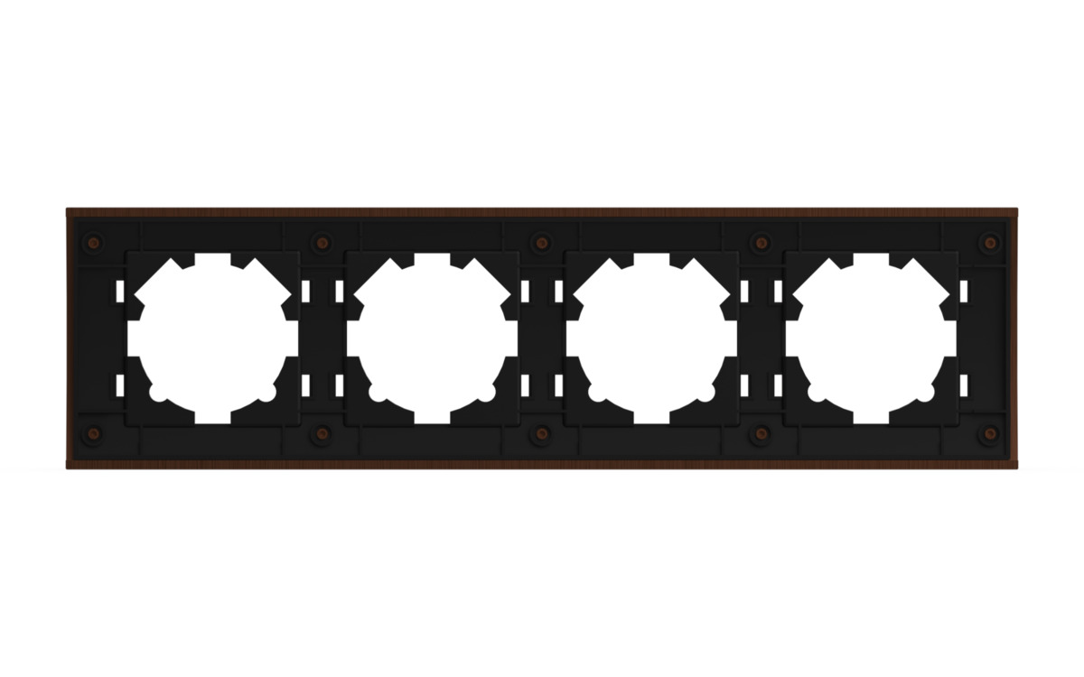 Рамка четырехместная ELBI Zena Platin 500-073200-228