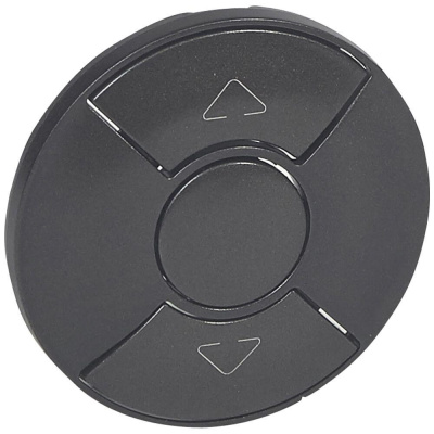 Лицевая панель Legrand Celiane механизма рольставней графит 067955