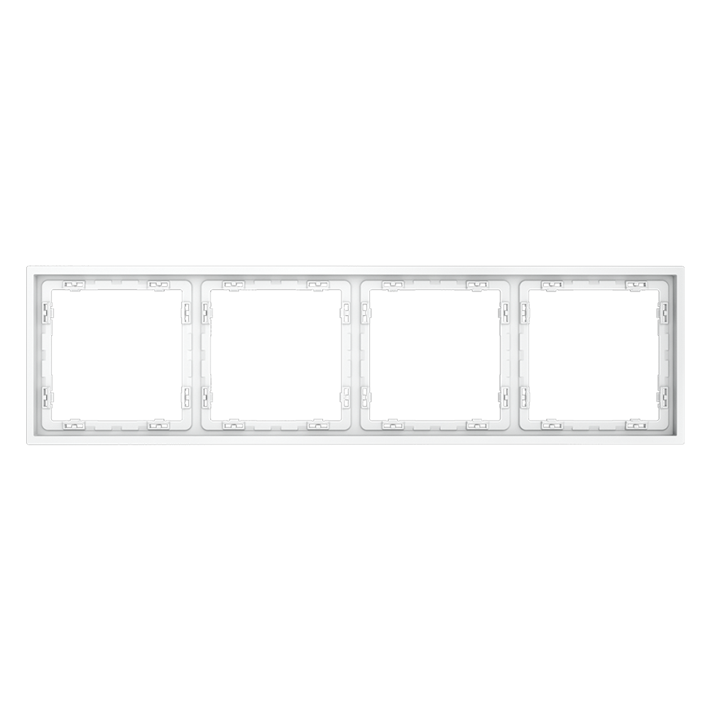 Рамка на 4 поста Voltum S70 VLS100402 (белый матовый)