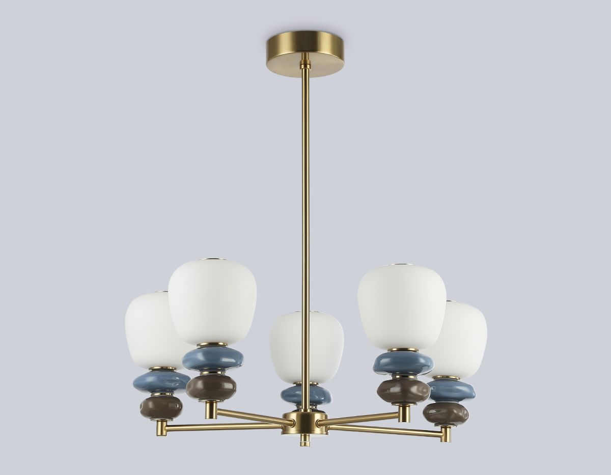 Люстра на штанге Ambrella Light High Light Ceramo Modern LH53164