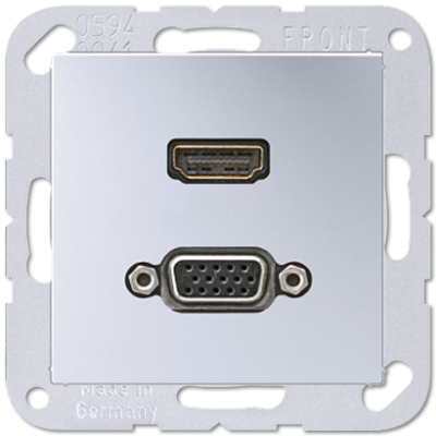 Розетка HDMI/VGA Jung MAA1173AL