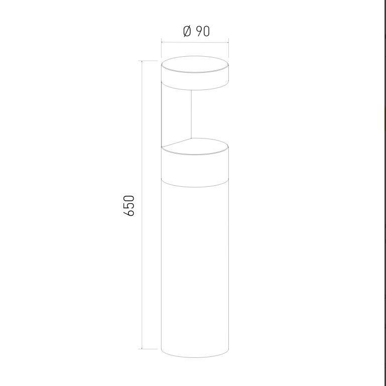 Ландшафтный светильник Elektrostandard Nimbus 35126/F черный 4690389175053