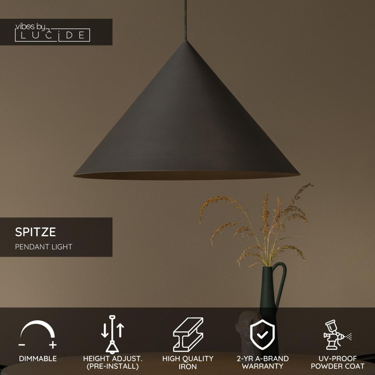 Подвесной светильник Lucide Spitze 21440/60/36