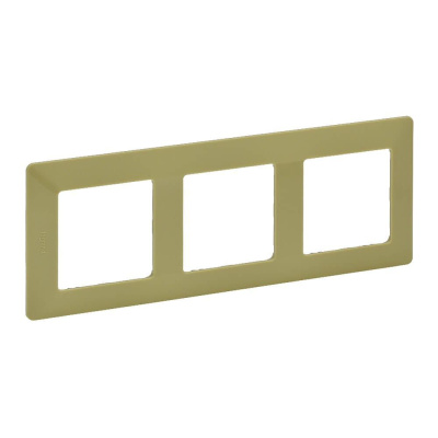 Рамка 3-постовая Legrand Valena Life Лайм 754083