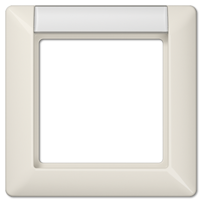 Рамка одноместная с полем для надписи Jung AS581NA