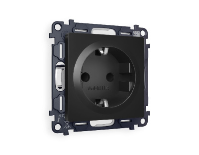 Комплект механизма розетки с/з со шторками Ambrella Volt Alfa MA807010