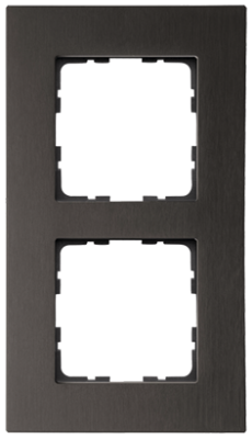Рамка 2-постовая алюминий Brown Jasmart G1002AZ