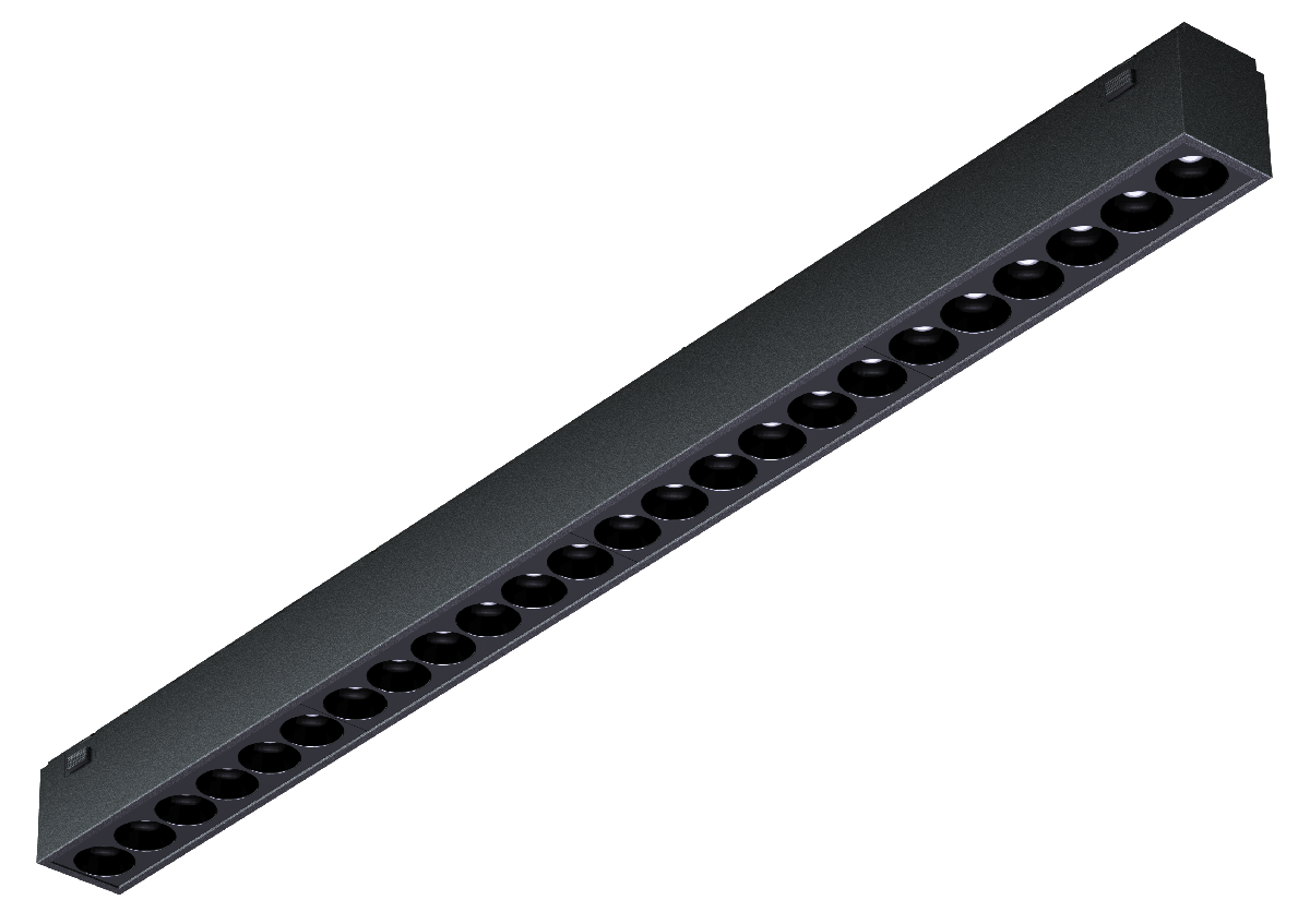 Трековый магнитный светильник iLedex Vision SMART 4825-039-L389-24W-36DG-BK