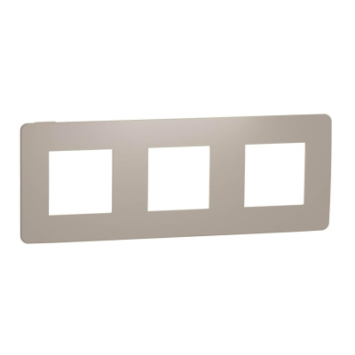 Рамка 3-постовая Schneider Electric Unica New NU280627