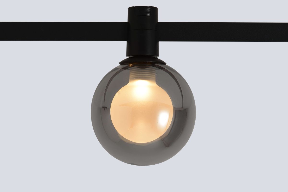 Трековый светильник для гибкой магнитной системы Crystal Lux Trace 48V CLT 0.37 004 5W BL SMART
