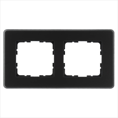 Рамка 2-постовая Jasmart G-Glass G1002GB-RM