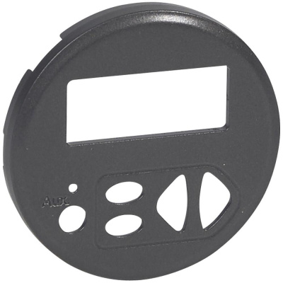 Лицевая панель Legrand Celiane модуля локального управления с ЖК экраном графит 067873