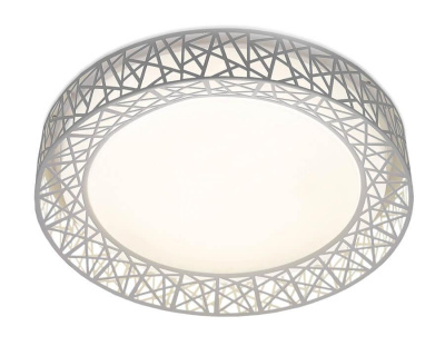 Потолочный светодиодный светильник Ambrella Light Orbital Design F122 WH 72W D450