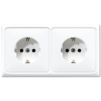 Розетка штепсельная Schuko Jung CD522BFWW