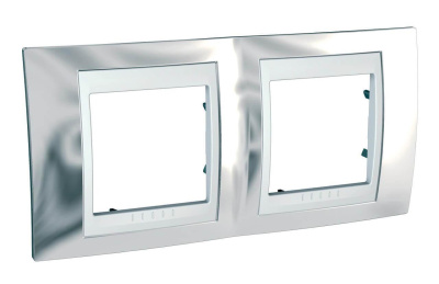 Рамка 2-постовая Schneider Electric Unica Хамелеон MGU66.004.810