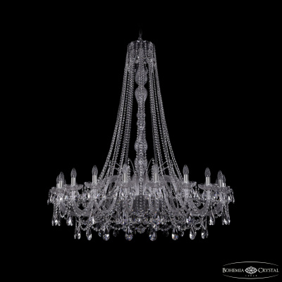 Подвесная люстра Bohemia Ivele Crystal 1411/20/460/h-151 Ni
